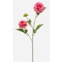 Branche artificielle de dahlia CEVAST, rose, 70 cm, Ø 7-8 cm