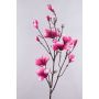 Branche de magnolia artificielle YONA, rose-rose fuchsia, 130cm