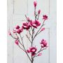 Branche de magnolia artificielle YONA, rose-rose fuchsia, 130cm