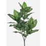 Plante artificielle Dieffenbachia ELSAWA sur tige, verte, 70 cm