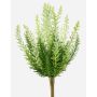Bruyère artificielle ELSAWO sur tige, crossdoor, blanc-vert, 30 cm