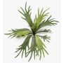 Fausse plante fougère à cornes VIGRAL, tige, difficilement inflammable, verte, 50 cm