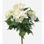 Hortensia artificiel DORJA sur tige, blanc-vert, 40 cm