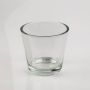 Cache-pot en verre RANA, transparent, 13cm, Ø14cm