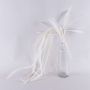 Zostère artificielle AURELIUS, sur piquet, blanc, 85cm