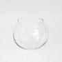Vase en verre TOBI EARTH, boule, transparent, 12cm, Ø14cm