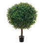 Plante artificielle Buis TOM, tronc naturel, 90cm, Ø70cm