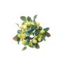 Couronne artificielle de citrons SILVANI, jaune, Ø25cm