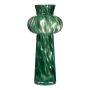 Vase à fleurs ARKANA en verre, vert-transparent, 41cm, Ø19cm