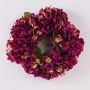 Couronne d'hortensias artificielle MEJA, rose fuchsia, Ø35cm