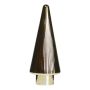 Verre déco Sapin de Noël RICON, métallisé, doré, 26cm, Ø9,5cm