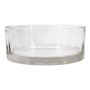 Bol à snacks VERA OCEAN en verre, transparent, 8 cm, Ø 20 cm