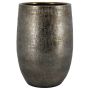 Vase à plantes en céramique ILSE avec effet marbré, doré, 50 cm, Ø 29 cm