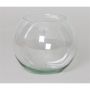 Vase en verre bombé TOBI OCEAN, transparent, 13cm, Ø15cm
