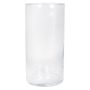 Vase à fleurs SANYA OCEAN, verre, cylindrique, transparent, 40 cm, Ø 19 cm