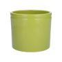 Pot de fleur en céramique ALCHIBA, vert pomme, 17,6 cm, Ø 19,4 cm