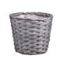 Panier à plantes AHMANIU, gris, 18 cm, Ø 22 cm