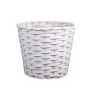 Panier à plantes AHMANIU, blanc, 18 cm, Ø 22 cm