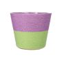 Panier à plantes NERIONKO DUO, violet-vert, 16 cm, Ø 19 cm