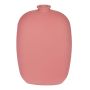 Bouteille à fond plat PAISANTO en verre, rose antique mat, 10 x 4,5 x 14,5 cm