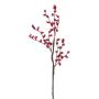 Branche artificielle Rosier du Japon FRULKA avec des cynorrhodons, rouge, 60cm