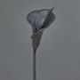 Fleur artificielle Calla JALRIM, noire, 70 cm, 10 x 16 cm