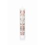 Calendrier de l'Avent, bougie cylindrique LAMBERTINA, jours de l'Avent en impression photo, blanc et multicolore, 26,5 cm, Ø 5 cm - Fabriqué en Allemagne