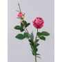 Rose artificielle CARUSA, fuchsia, 80cm, Ø8cm
