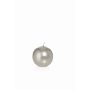 Bougie boule ROSELLA, argent, Ø6cm, 10h - Made in Germany
