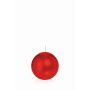 Bougie boule MAEVA, rouge, Ø6cm, 10h - Made in Germany