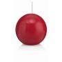Bougie boule MAEVA, rouge foncé, Ø6cm, 10h - Made in Germany