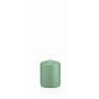 Bougie pilier MAEVA, vert, 8cm, Ø6cm, 29h - Made in Germany