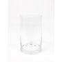 Vase décoratif en verre SANSA EARTH, transparent, 19,5cm, Ø12cm