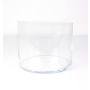 Porte-bougie cylindre en verre SANSA EARTH, transparent, 15cm, Ø18,5cm