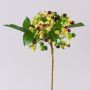 Branche de sureau artificielle HELMA, baies, vert clair-rouge, 30cm