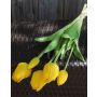 Bouquet de tulipes artificielles LONA, jaune-vert, 45cm, Ø15cm