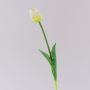 Tulipe artificielle LONA, blanc-vert, 45cm, Ø4cm
