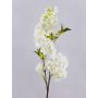 Branche de fleurs de cerisier artificielle MATSUDA, crème-blanc, 80cm, Ø6-11cm