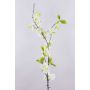 Branche de fleurs de cerisier en tissu VALESKA, blanc, 115cm, Ø4-6cm