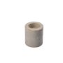 Bougeoir JUANJO d'aspect béton, pour bougies chauffe-plat et bougies chandelles, gris béton, 6,5cm, Ø6cm