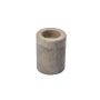 Bougeoir JUANJO d'aspect béton, pour bougies chauffe-plat et bougies chandelles, gris béton, 8cm, Ø6cm