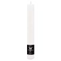 Bougie cylindrique AURORA, blanche, 20cm, Ø3,5cm, 23h - Fabriquée en Allemagne