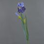 Iris artificiel ALYSSA, bleu, 70cm, Ø13cm