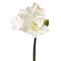 Amaryllis en tissu BENITA, blanc, 55cm, Ø10cm