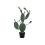 Cactus Opontia en plastique ALEJANDRO, vert, 75cm