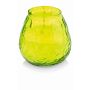 Bougeoir MAYELA avec cire, vert pomme, 10,5cm, Ø10cm, 48h