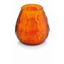 Bougeoir MAYELA avec cire, mandarine, 10,5cm, Ø10cm, 48h