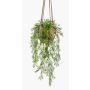 Panier suspendu SILIJA avec l'asparagus sprengeri artificiel SILIJA, pot en terre cuite, 75cm