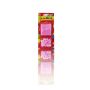 Lumières d'anniversaire LULUNA avec 20 bougies et 20 supports, rose, 6,5cm, Ø0,5cm