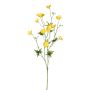 Fausse Renoncule NORA, jaune, 70cm, Ø3-3,5cm